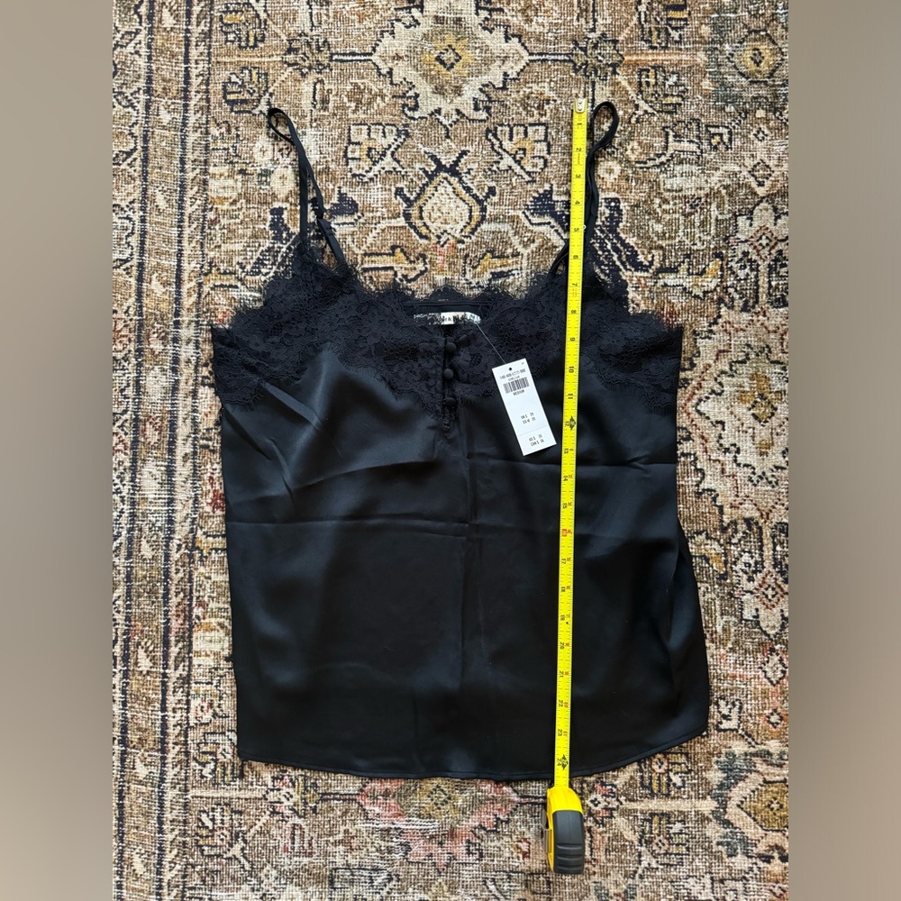 Abercrombie & Fitch Women’s M Black Satin Lace Camisole